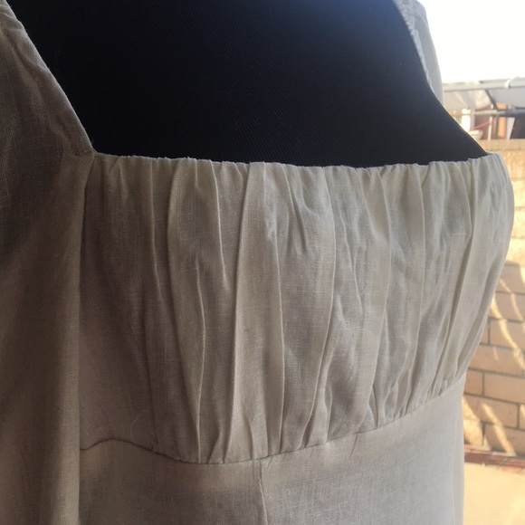 New* Princess Polly Off White linen mini dress - Picture 4 of 5